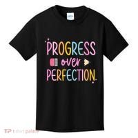 Progress Over Perfection Kids T-Shirt thumb 0