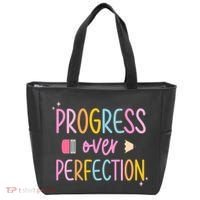 Progress Over Perfection Tote Bag thumb 0
