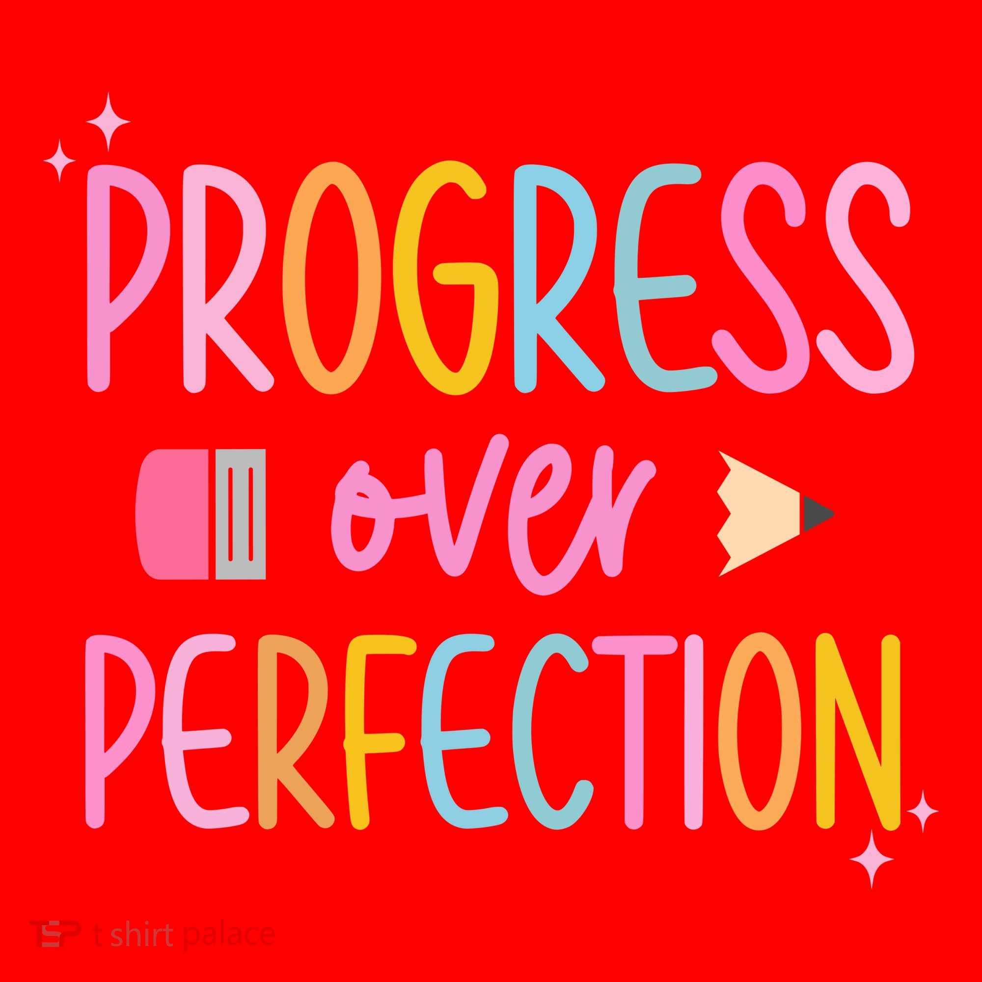 Progress Over Perfection Santa Hat