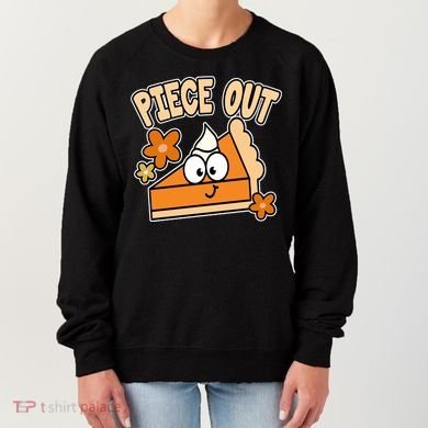Piece Out Pumpkin Pie Funny Women's Sweatshirt