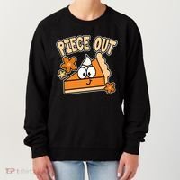 Piece Out Pumpkin Pie Funny Women's Sweatshirt thumb 0