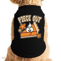 Piece Out Pumpkin Pie Funny Doggie Tank thumb 0