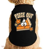 Piece Out Pumpkin Pie Funny Doggie Tank thumb 0