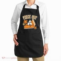 Piece Out Pumpkin Pie Funny Apron thumb 2
