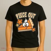 Piece Out Pumpkin Pie Funny T-Shirt thumb 3