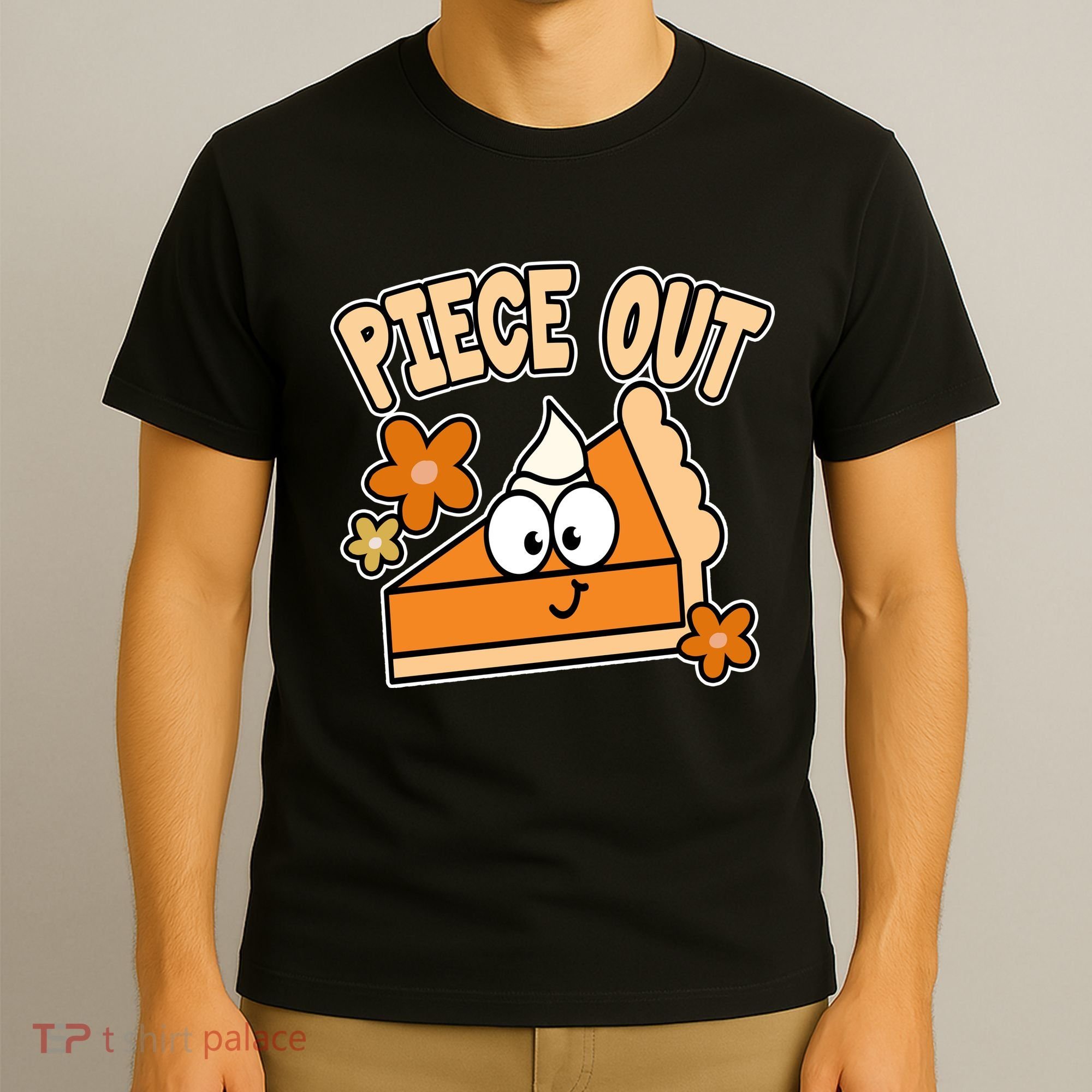 Piece Out Pumpkin Pie Funny T-Shirt