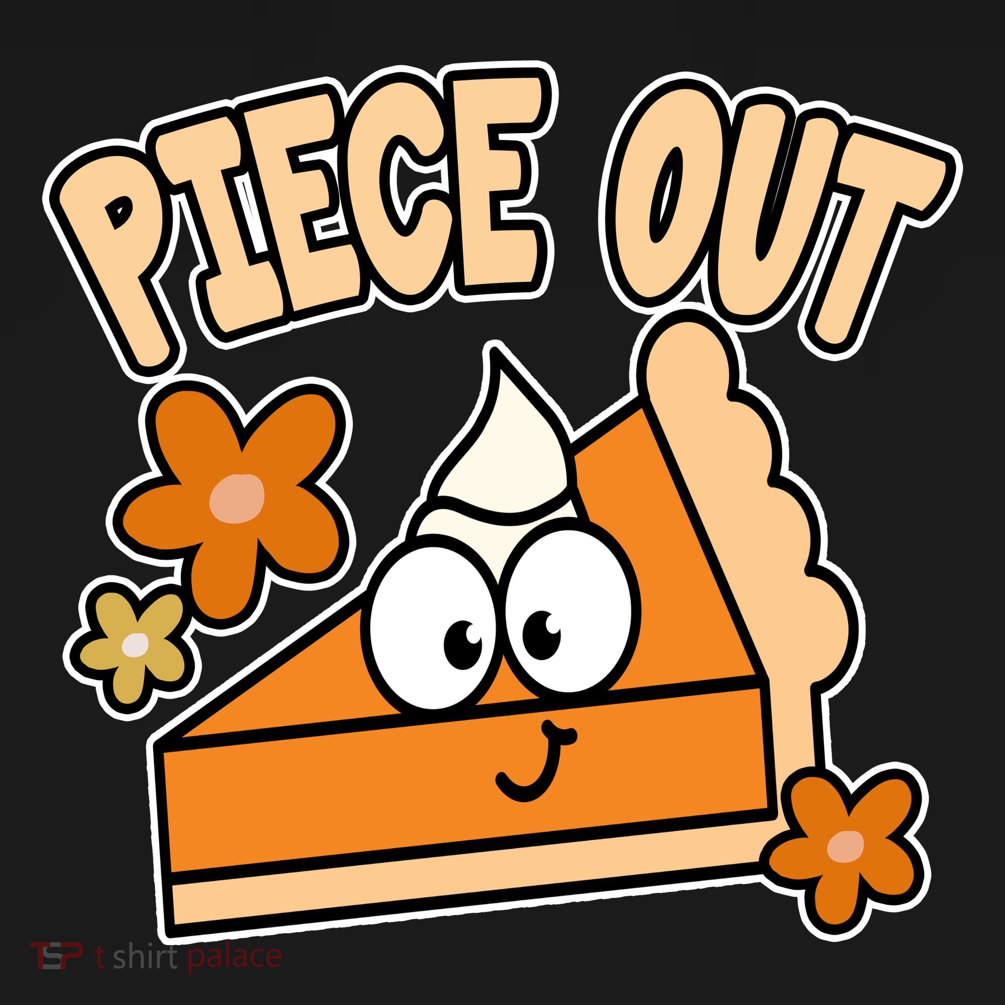 Piece Out Pumpkin Pie Funny T-Shirt
