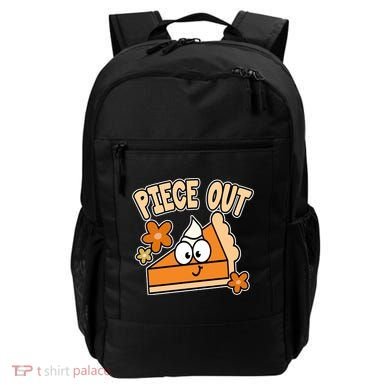 Piece Out Pumpkin Pie Funny Backpack