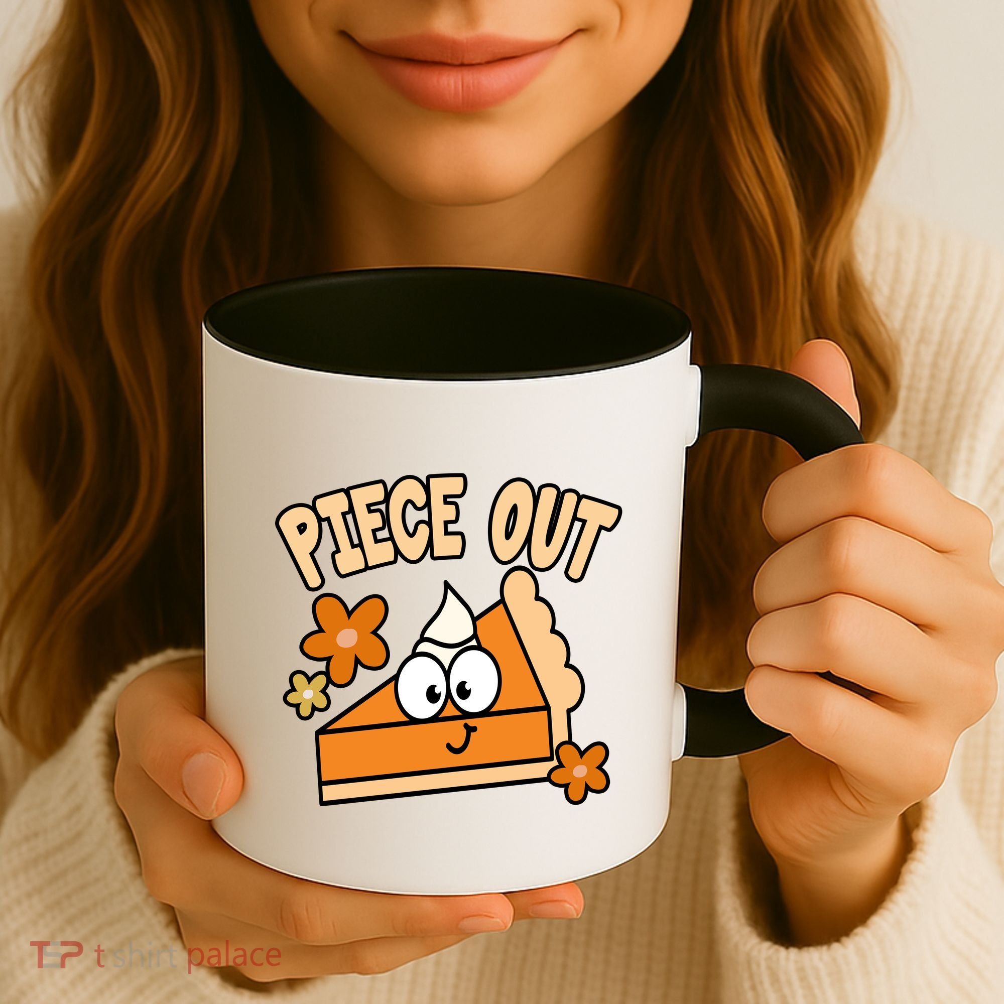 Piece Out Pumpkin Pie Funny Coffee Mug