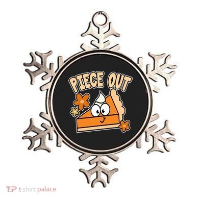 Piece Out Pumpkin Pie Funny Ornament
