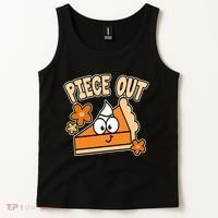 Piece Out Pumpkin Pie Funny Tank Top thumb 2