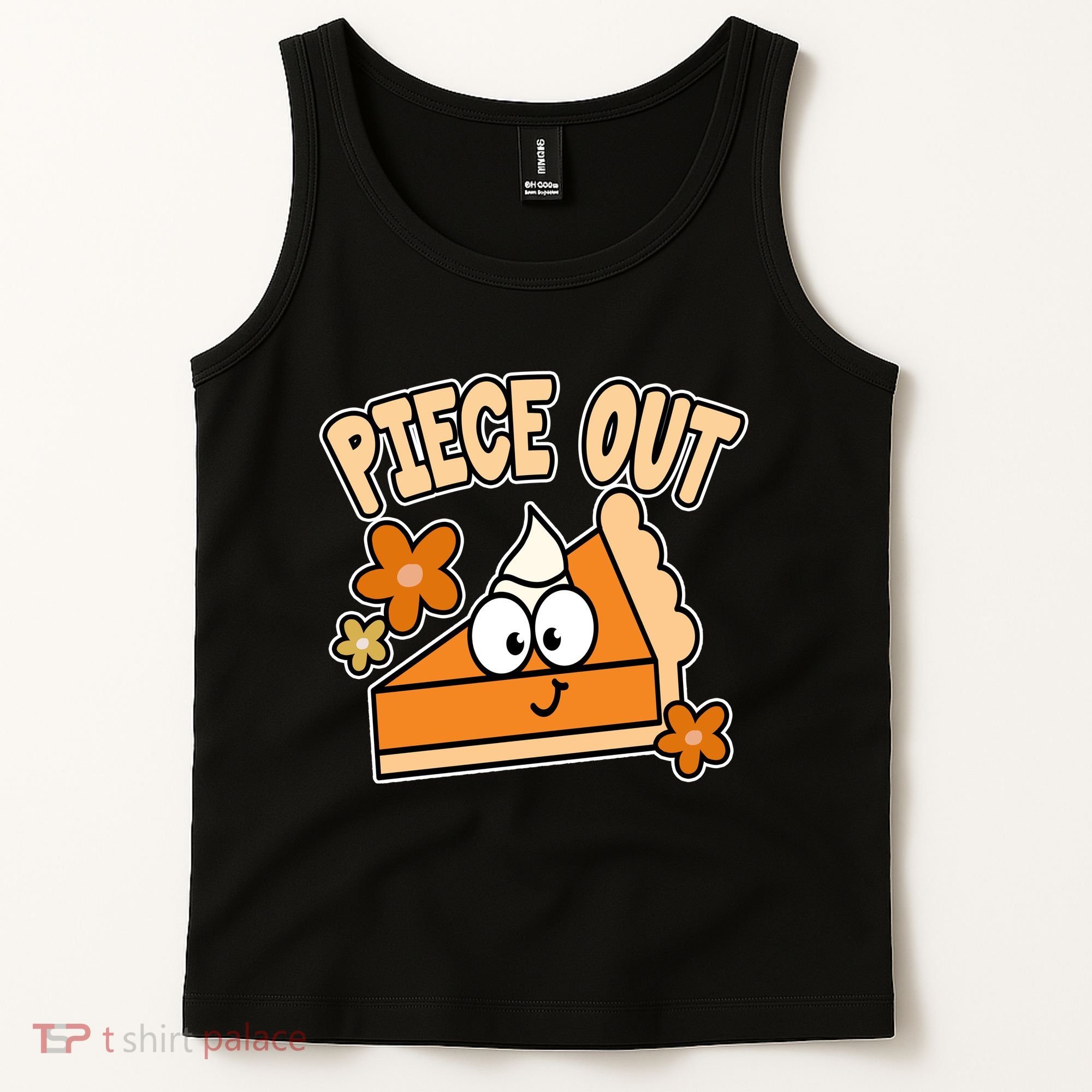 Piece Out Pumpkin Pie Funny Tank Top