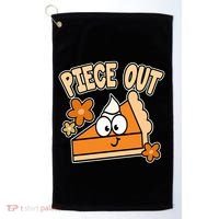 Piece Out Pumpkin Pie Funny Golf Towel thumb 0