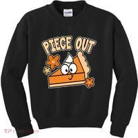 Piece Out Pumpkin Pie Funny Kids Sweatshirt thumb 0