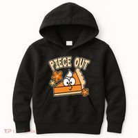 Piece Out Pumpkin Pie Funny Kids Hoodie thumb 0