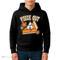 Piece Out Pumpkin Pie Funny Kids Hoodie thumb 4