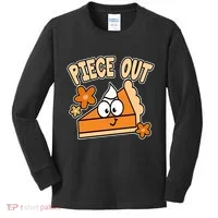 Piece Out Pumpkin Pie Funny Kids Long Sleeve Shirt thumb 0