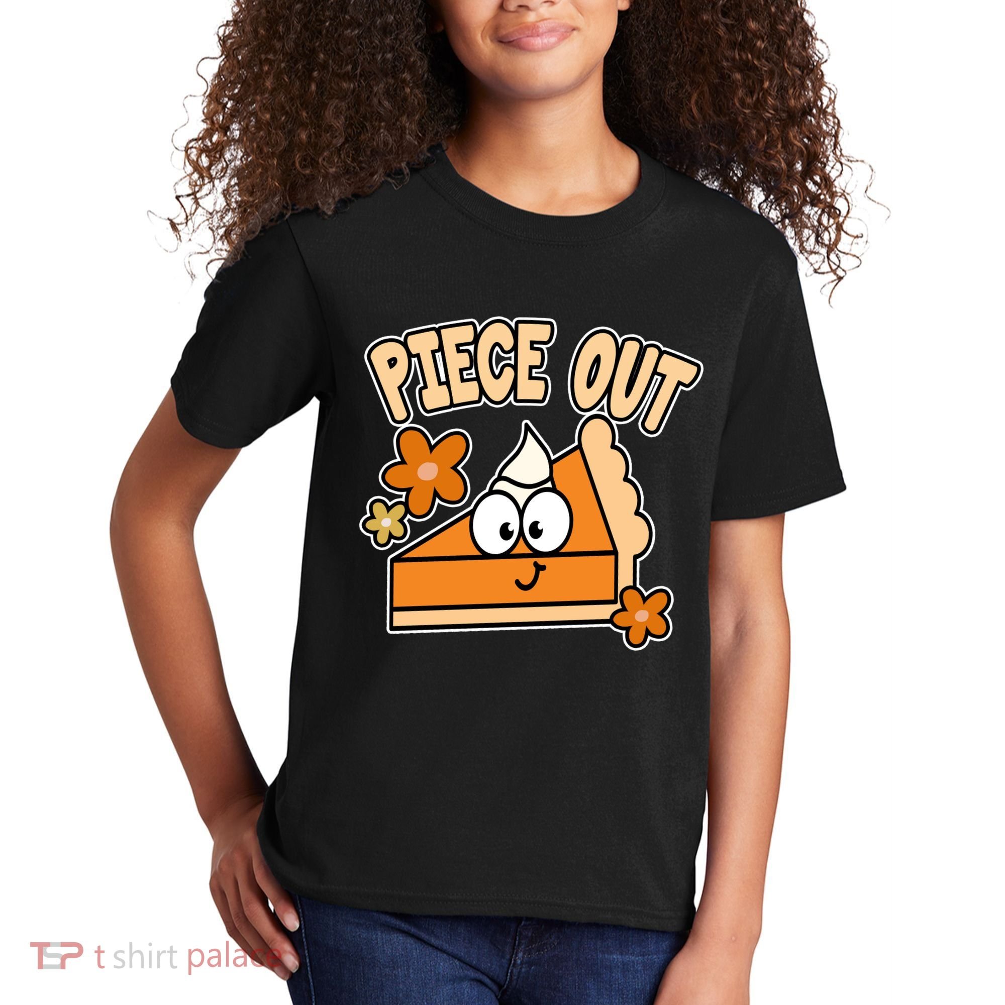Piece Out Pumpkin Pie Funny Kids T-Shirt