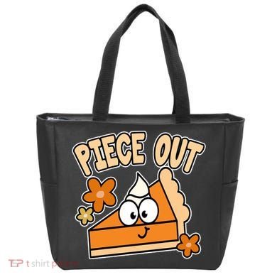 Piece Out Pumpkin Pie Funny Bag