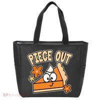 Piece Out Pumpkin Pie Funny Tote Bag thumb 0