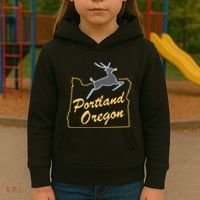 Portland Oregon Kids Hoodie thumb 3