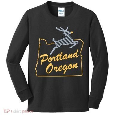 Portland Oregon Kids Long Sleeve Shirt