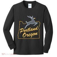 Portland Oregon Kids Long Sleeve Shirt thumb 0