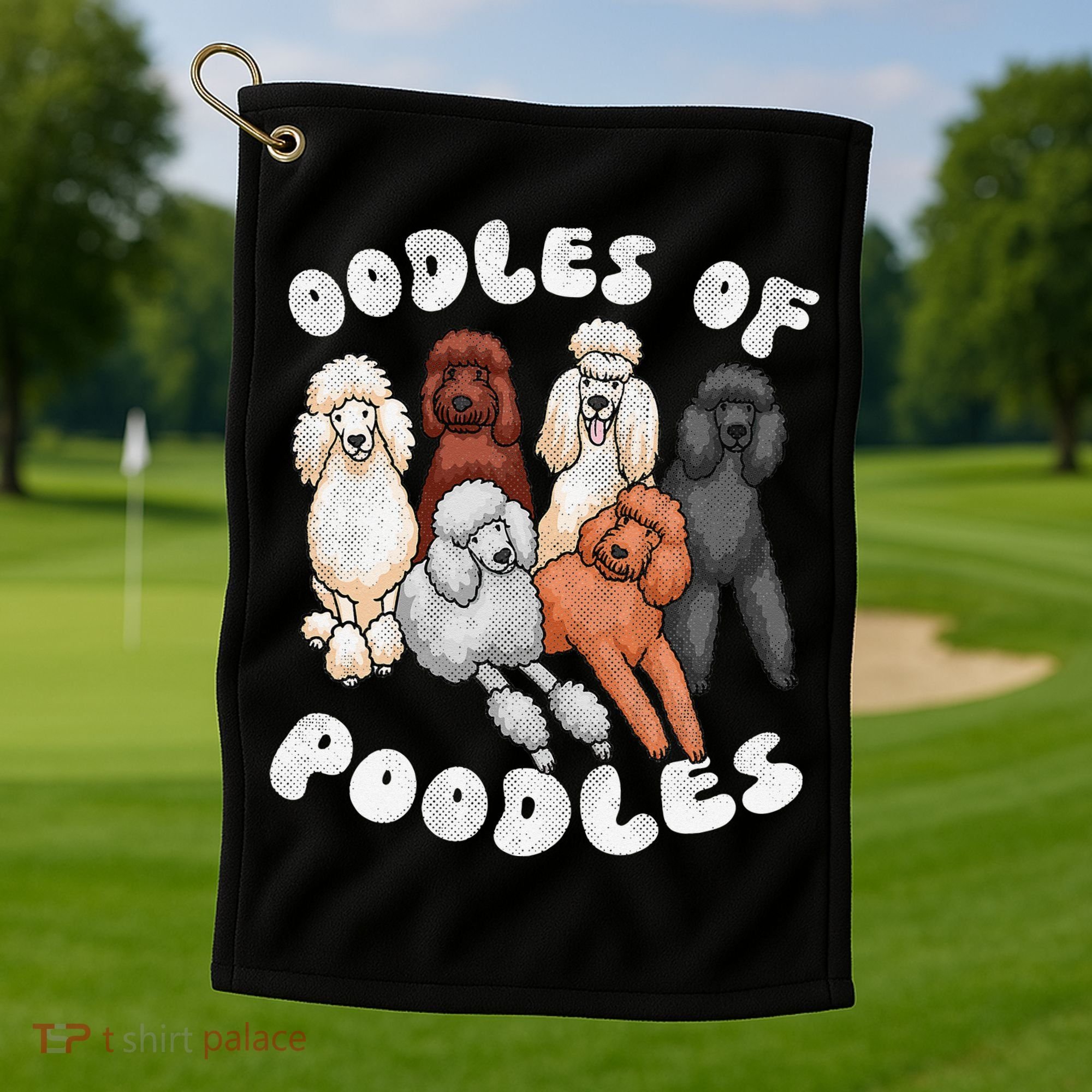 Poodle Of Poodles Poodle Lover Golf Towel