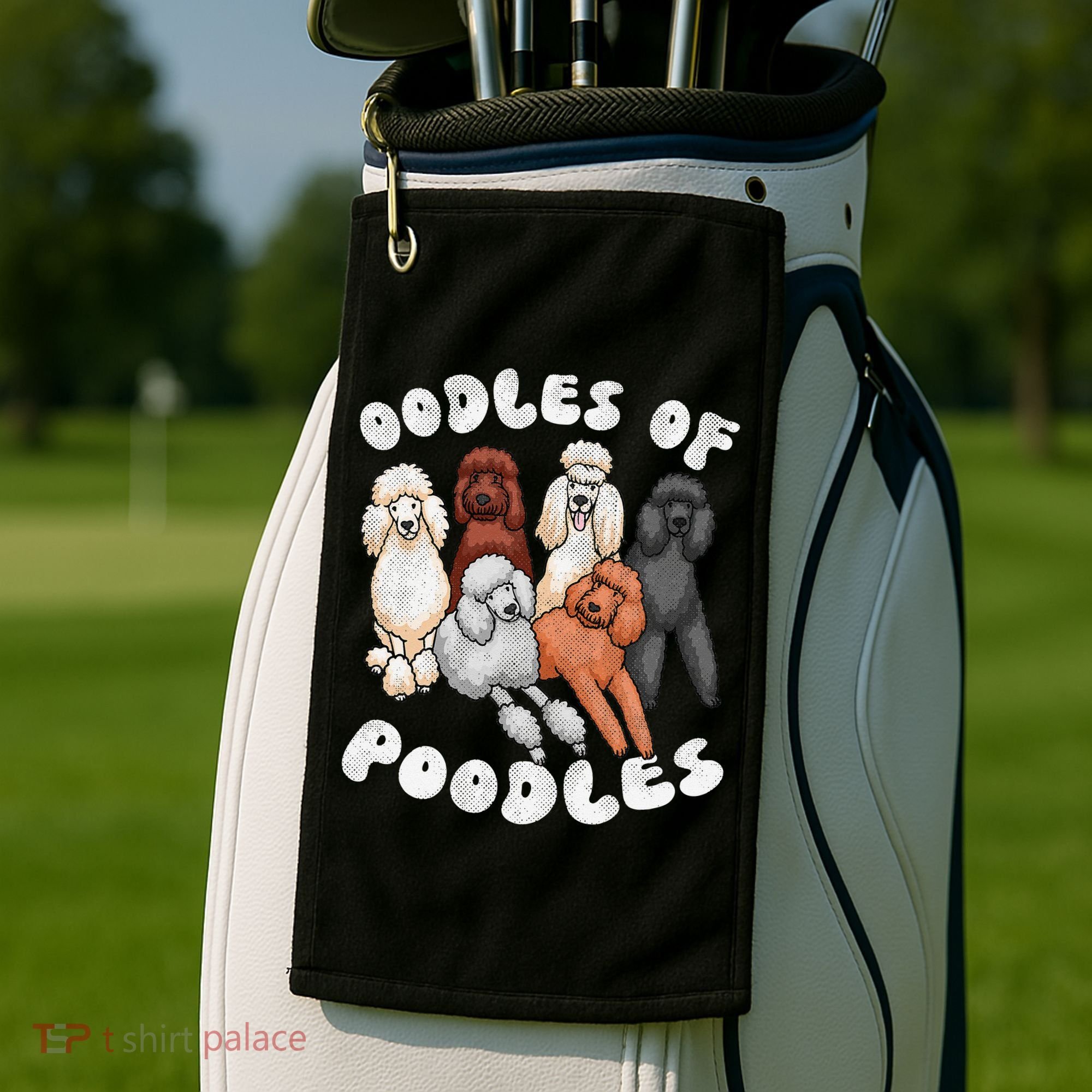 Poodle Of Poodles Poodle Lover Golf Towel