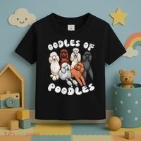 Poodle Of Poodles Poodle Lover Toddler T-Shirt thumb 3