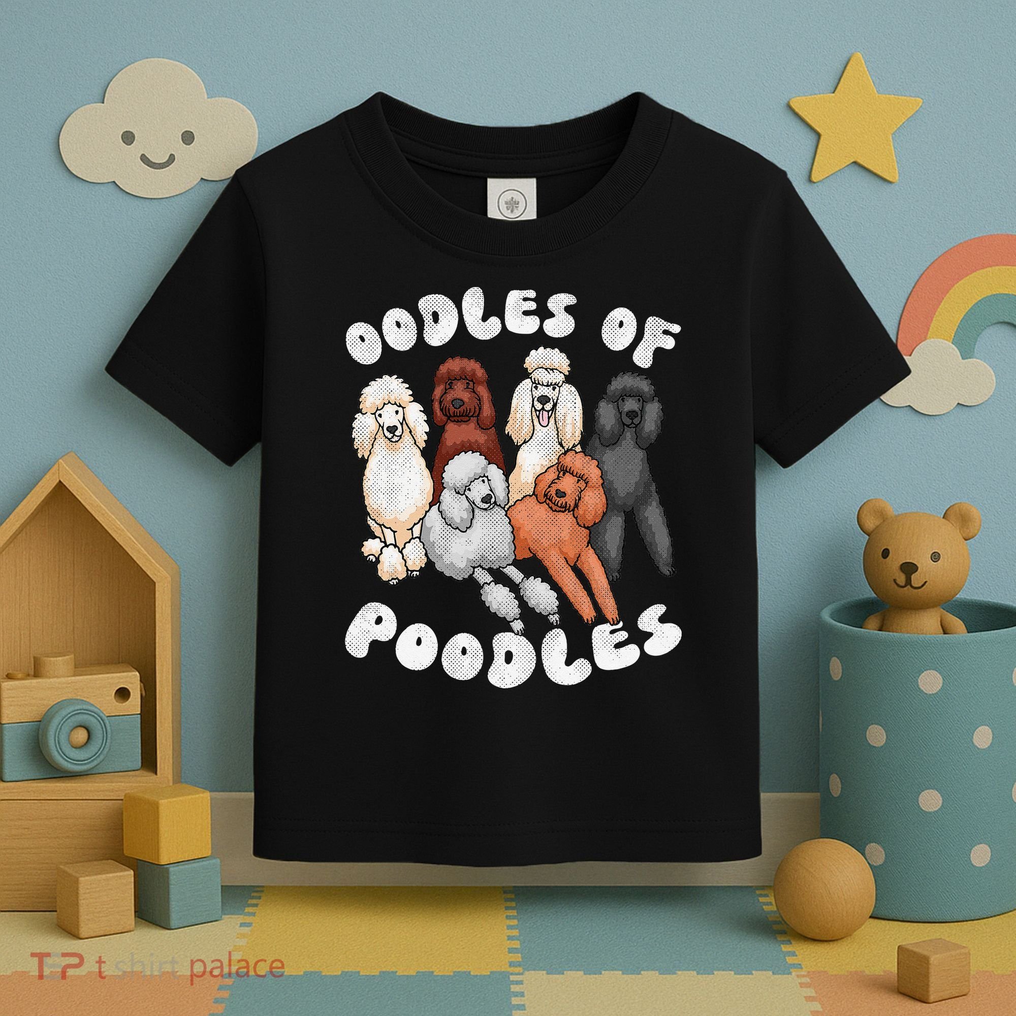 Poodle Of Poodles Poodle Lover Toddler T-Shirt