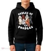 Poodle Of Poodles Poodle Lover Kids Hoodie thumb 4