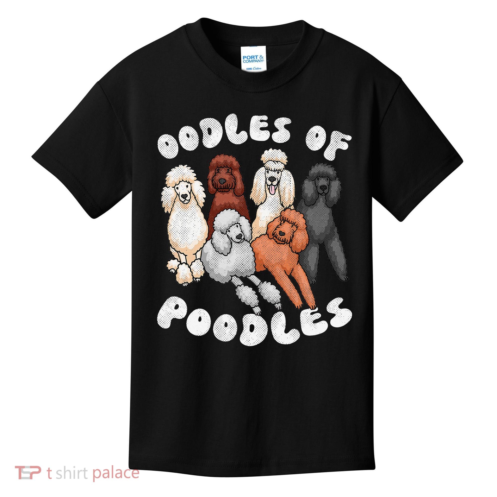 Poodle Of Poodles Poodle Lover Kids T-Shirt