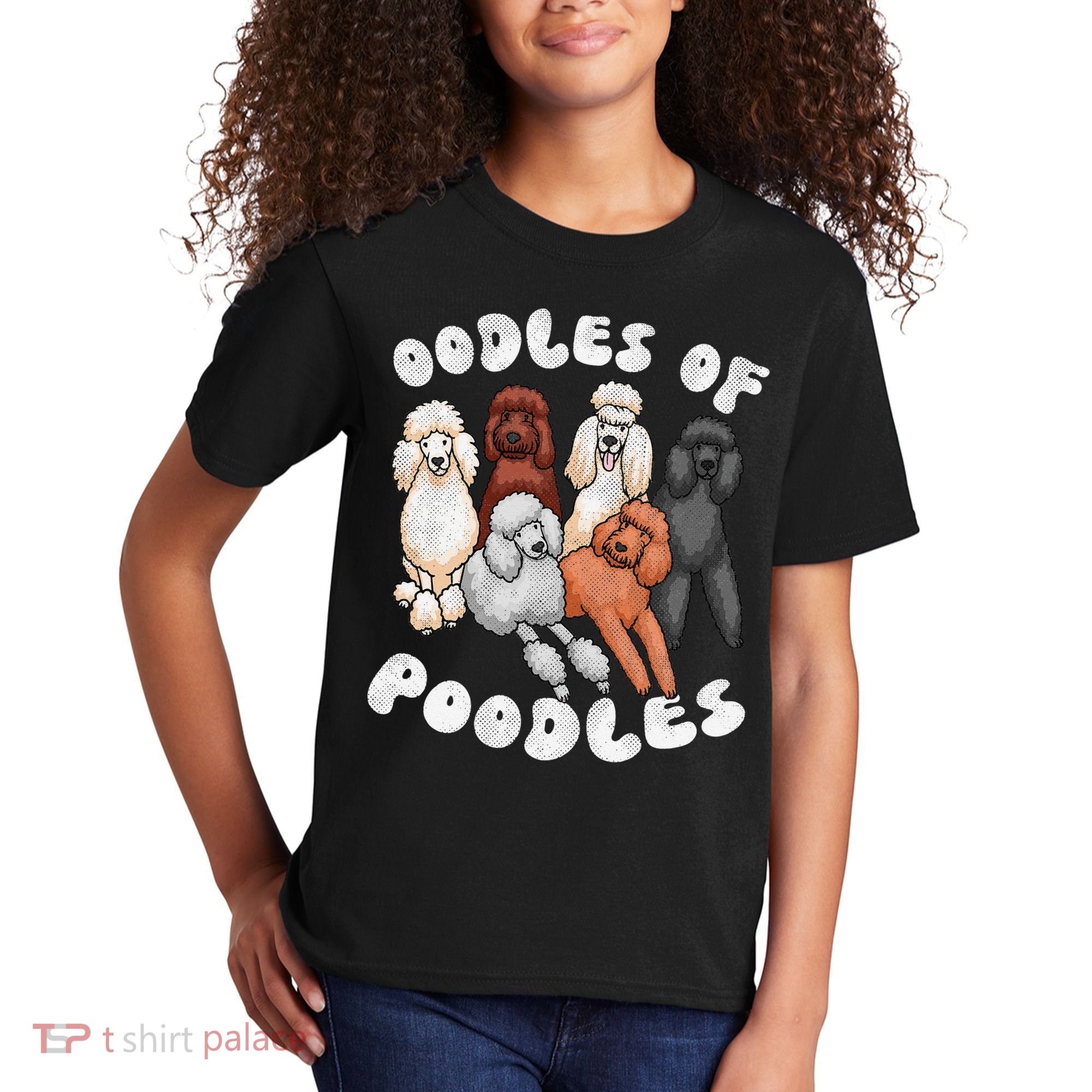 Poodle Of Poodles Poodle Lover Kids T-Shirt
