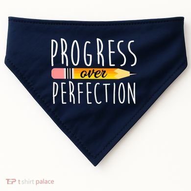 Progress Over Perfection USA-Made Doggie Bandana