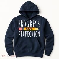 Progress Over Perfection Hoodie thumb 0