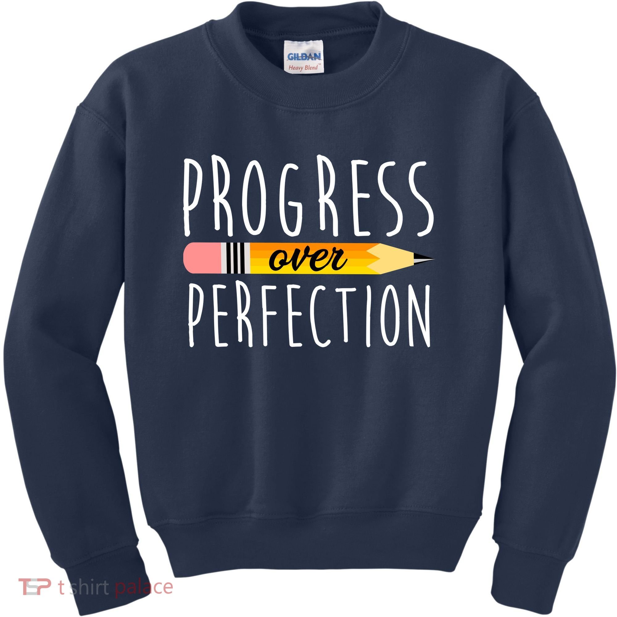 Progress Over Perfection Kids Sweatshirt