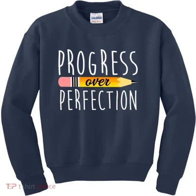 Progress Over Perfection Kids Sweatshirt