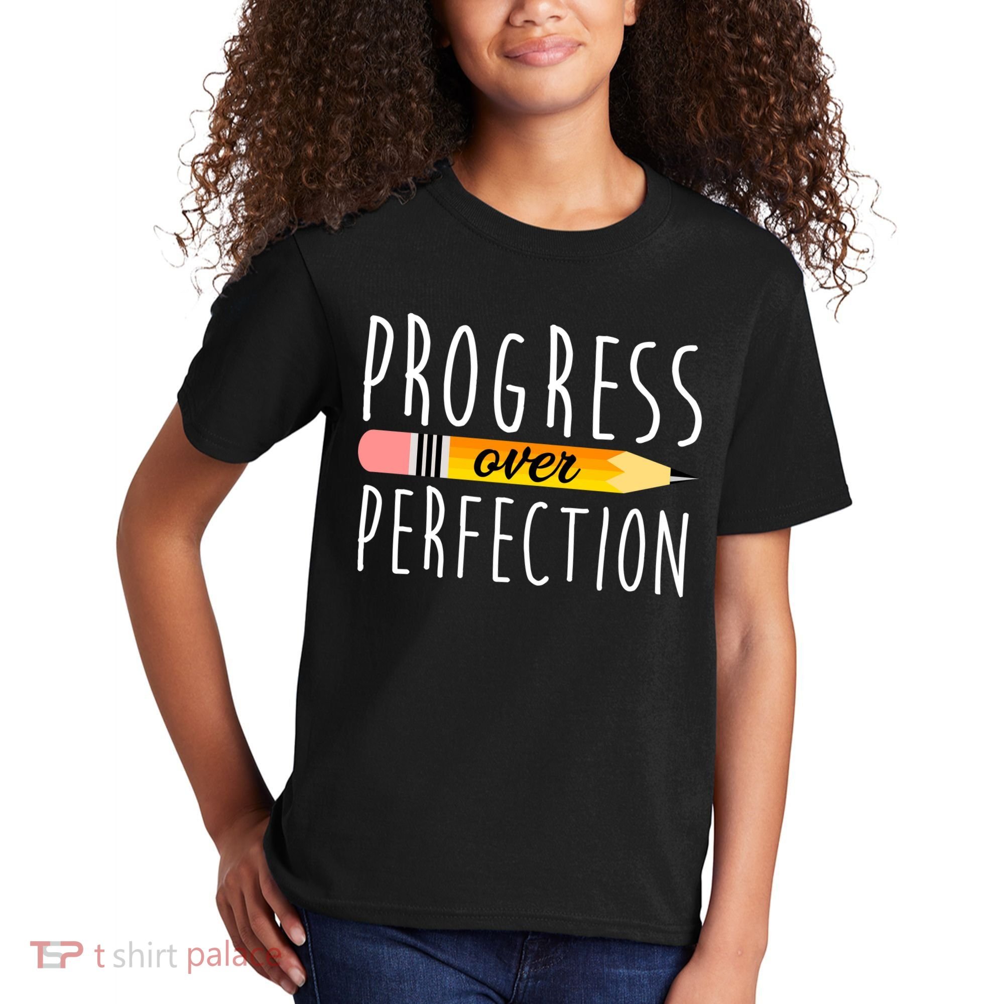 Progress Over Perfection Kids T-Shirt