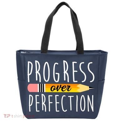 Progress Over Perfection Tote Bag