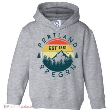Portland Oregon Toddler Hoodie
