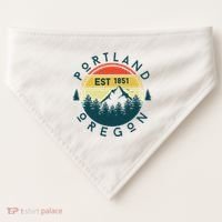 Portland Oregon USA-Made Doggie Bandana thumb 0