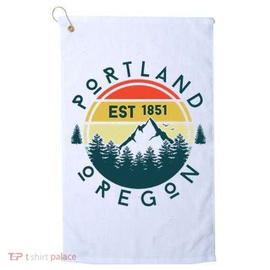 Portland Oregon Golf Towel