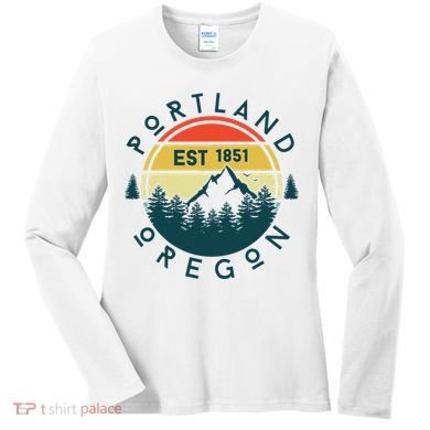 Portland Oregon Women's Long Sleeve Shirt