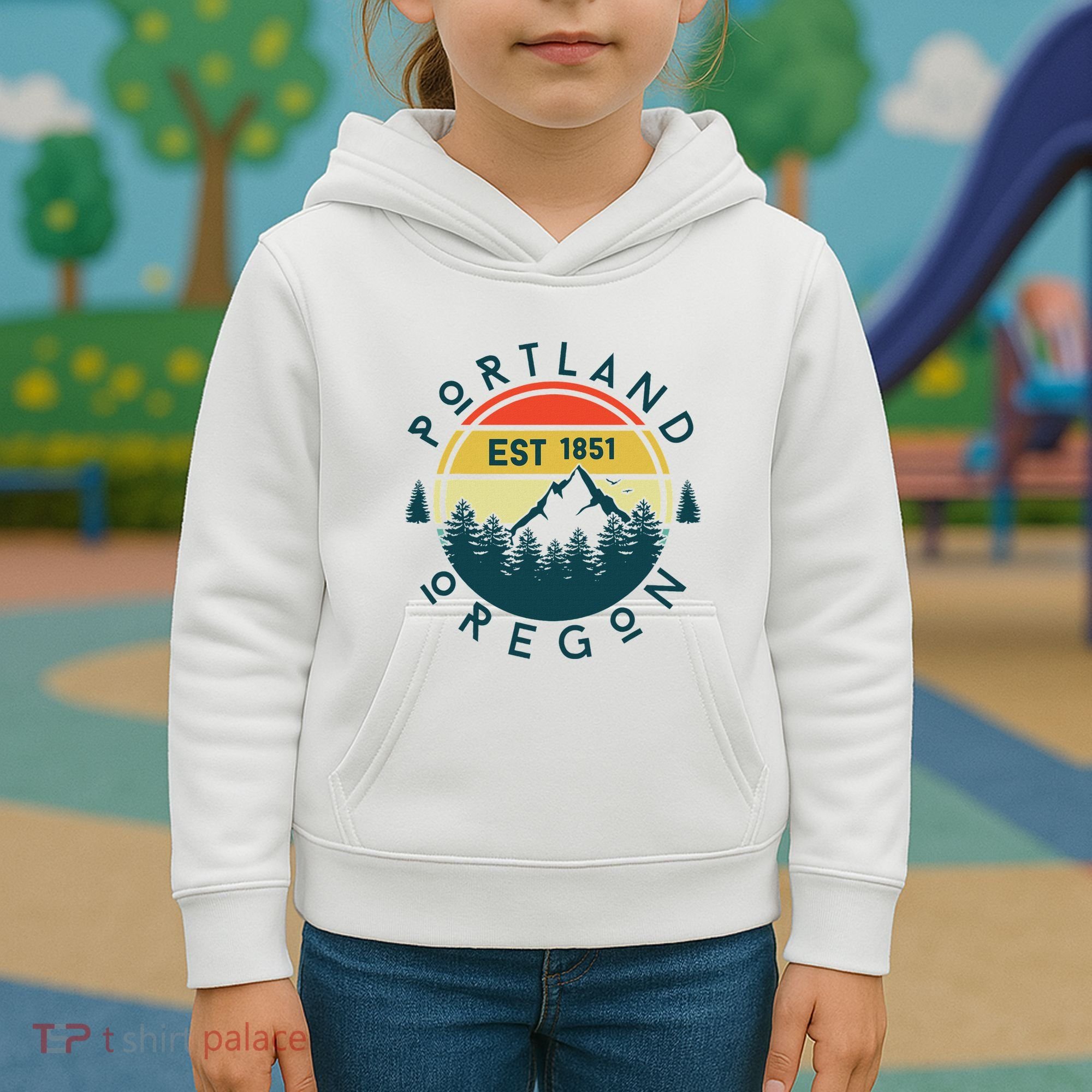 Portland Oregon Kids Hoodie