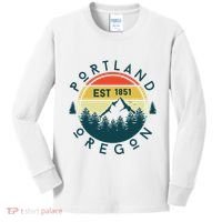 Portland Oregon Kids Long Sleeve Shirt thumb 0
