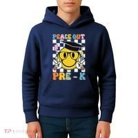 Peace Out Pre K Last Day Of School Smile Face Teachers Kids Hoodie thumb 4