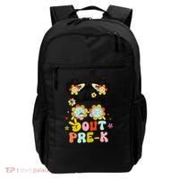 Peace Out Prek Graduation Messy Bun Backpack thumb 0