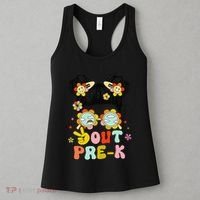 Peace Out Prek Graduation Messy Bun Women's Tank Top thumb 3