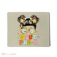 Peace Out Prek Graduation Messy Bun Mousepad thumb 0